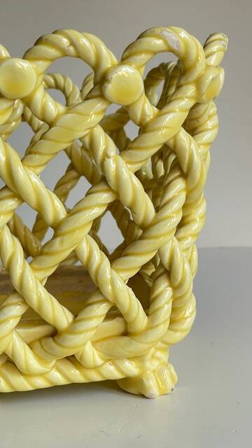 Vintage Braided Cache-Pot