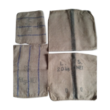 Old jute food bags