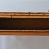 Rattan and wicker desk