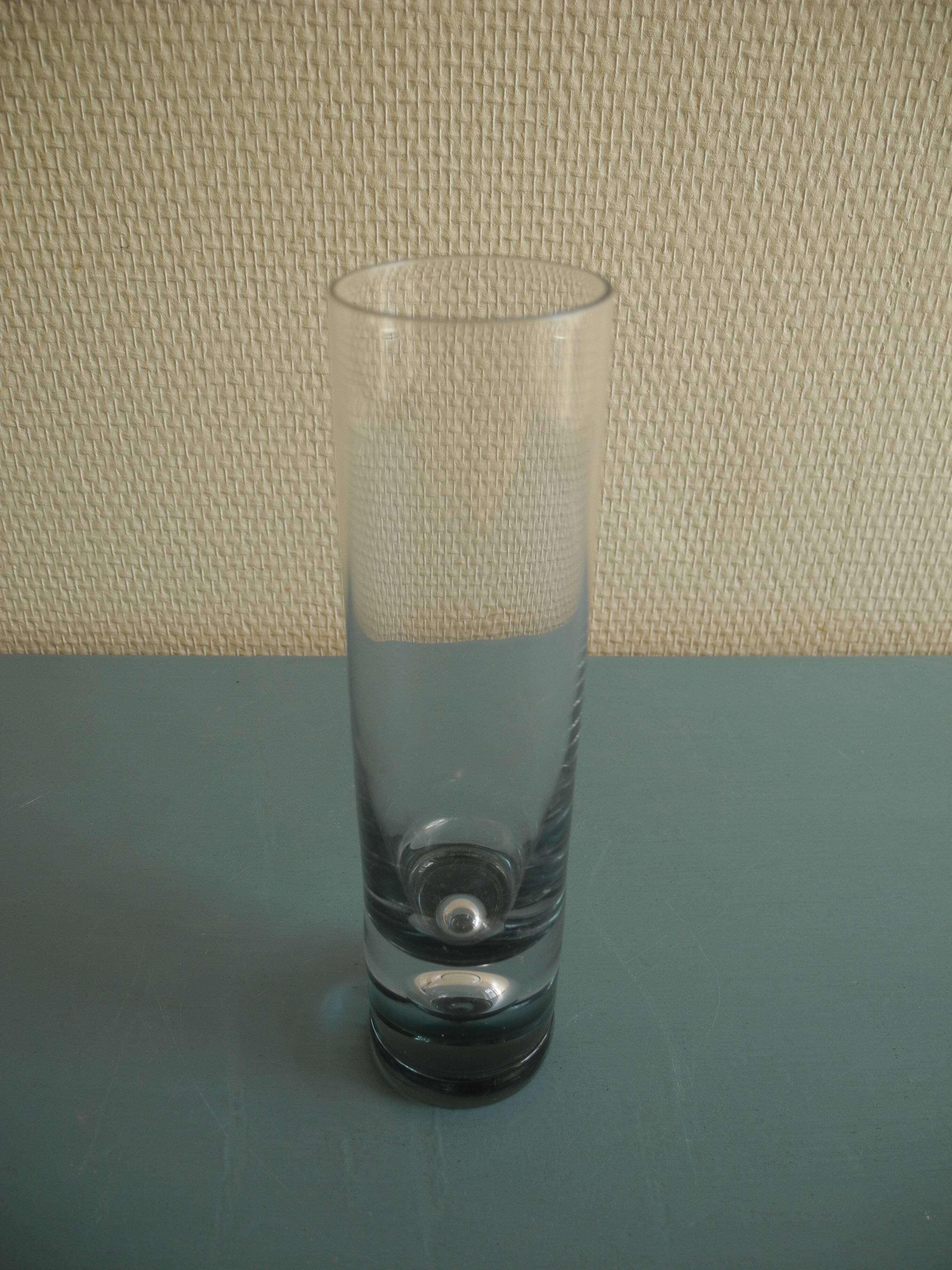 old vintage soliflore bubble roll vase blown glass Tapio Wirkkala
