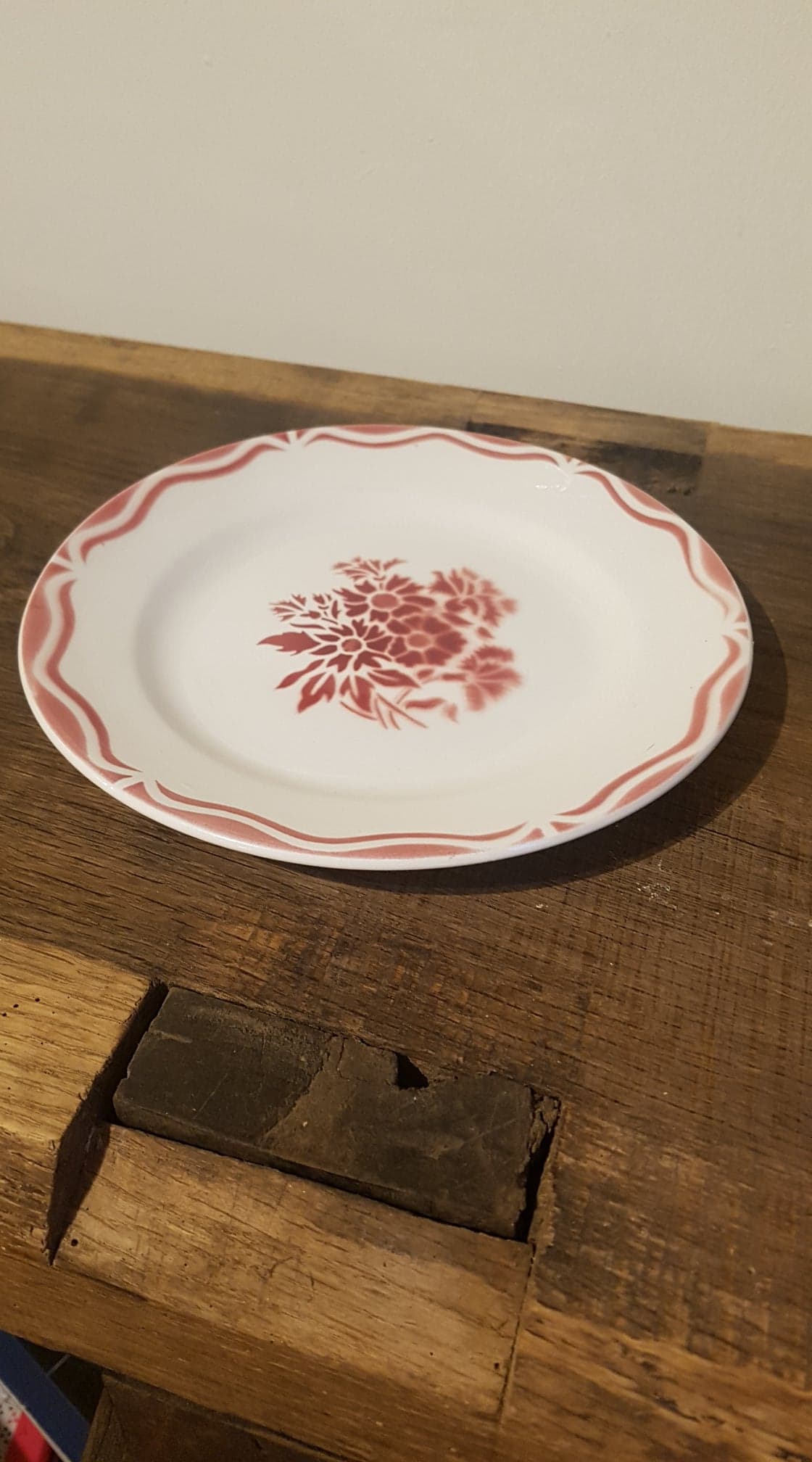 Plate Sarreguemines and Digoin model Champetre