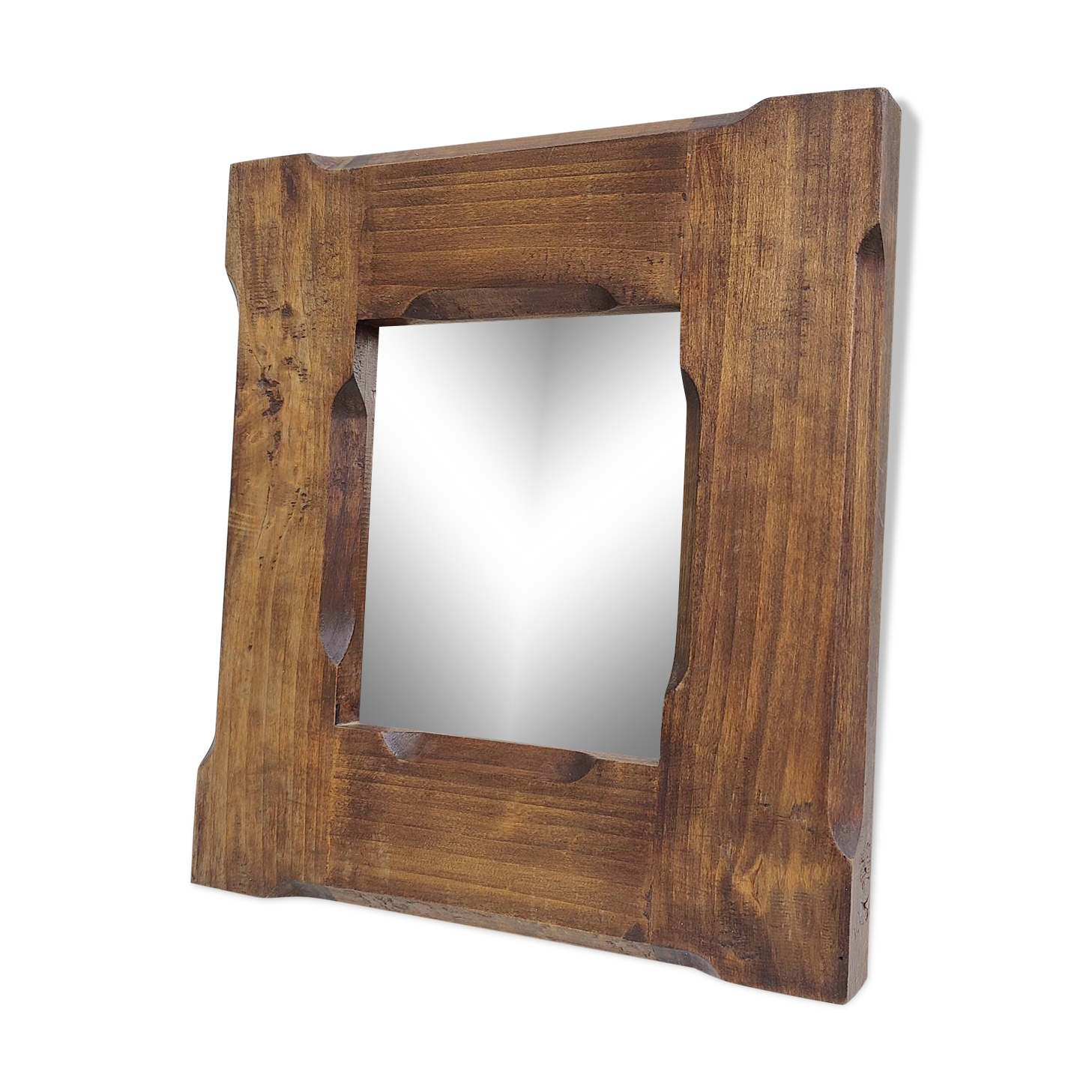 Miroir en chêne 33 par 30cm