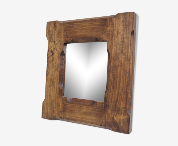 Miroir en chêne 33 par 30cm