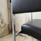 Pair of chrome office chairs