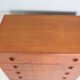 Mid-century modern Danish chest of seven drawers, tallboy in teak, 1960s