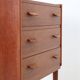Rare teak chest of drawers by Carl Aage Skov for Munch Møbler / Mid-century Danish modern design / 1960s