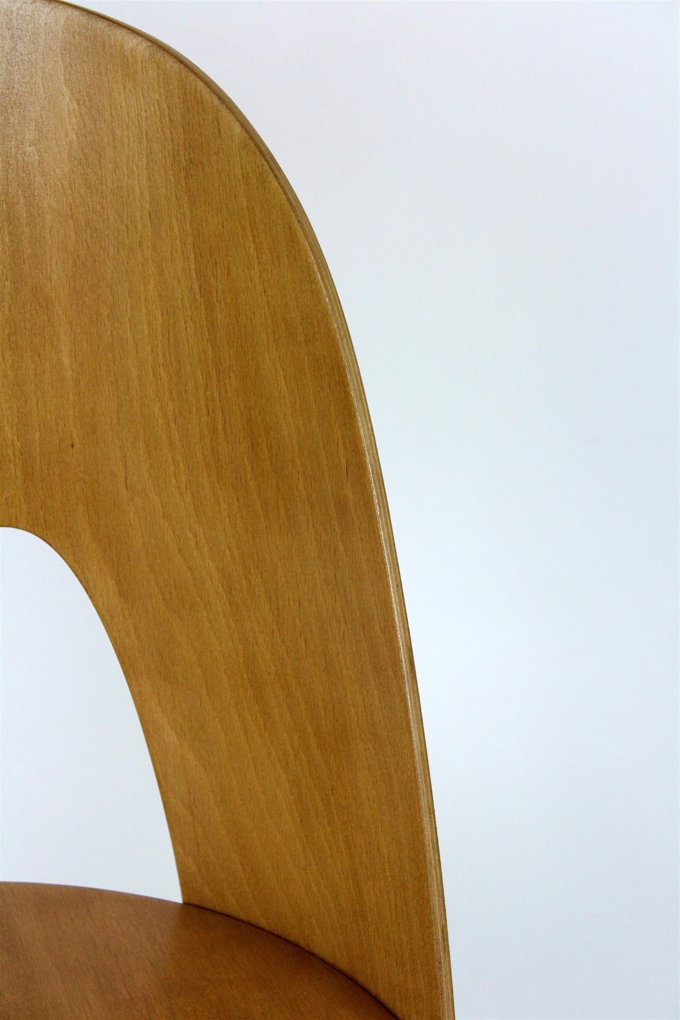 Wooden chairs by oswald haerdtl for ton (thonet), 1960s, set of 4