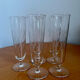 Vintage champagne flutes 1960