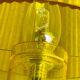 Lampe de table en acrylique jaune Kartell Take conçue par Ferruccio Laviani, Vintage