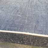 8 vintage chairs lined grey black