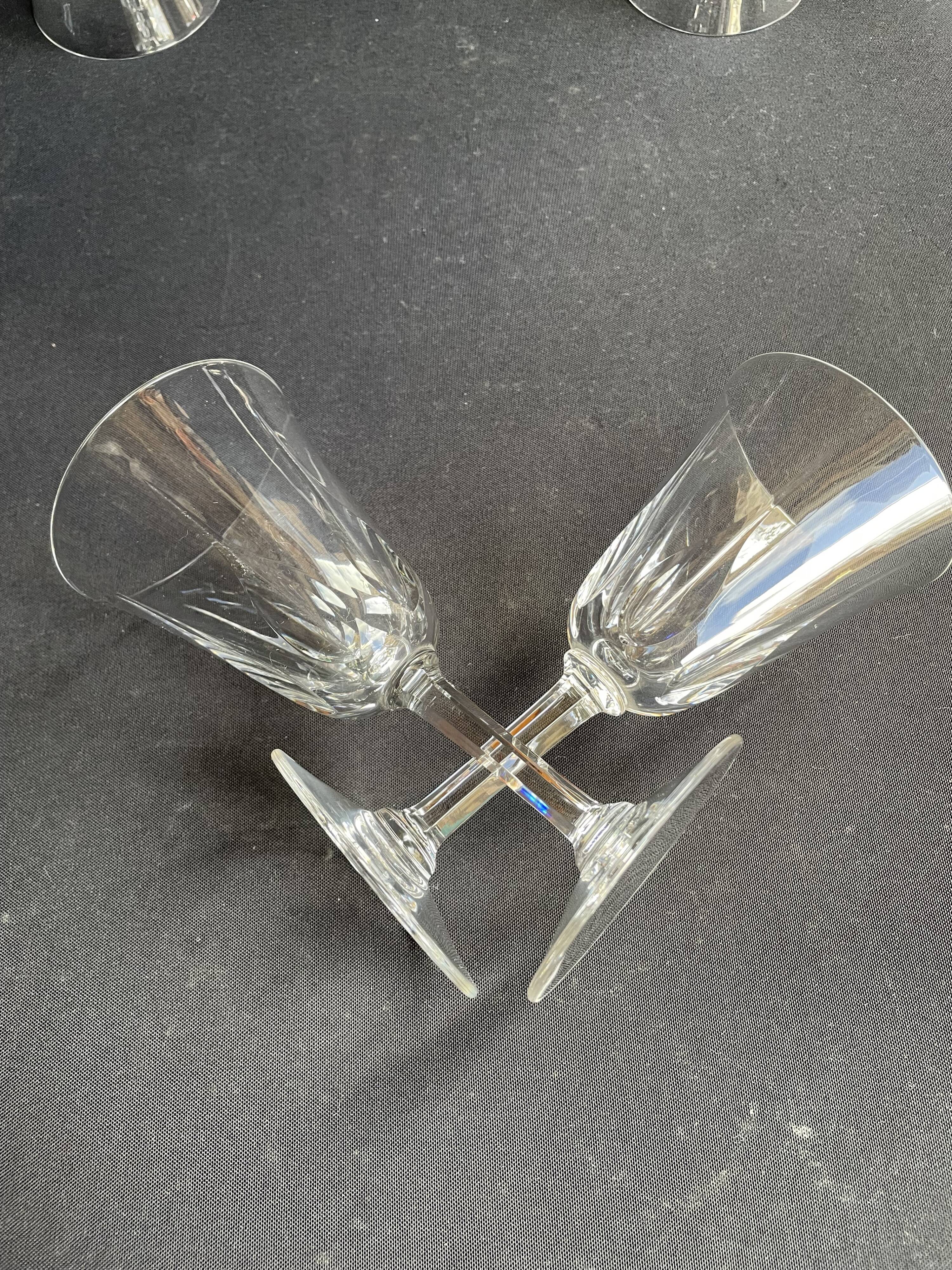 4 verres à vin Saint Louis service Cerdagne