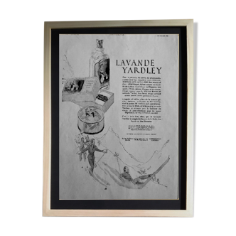 Publicité pour les Lavandes " Yardley "