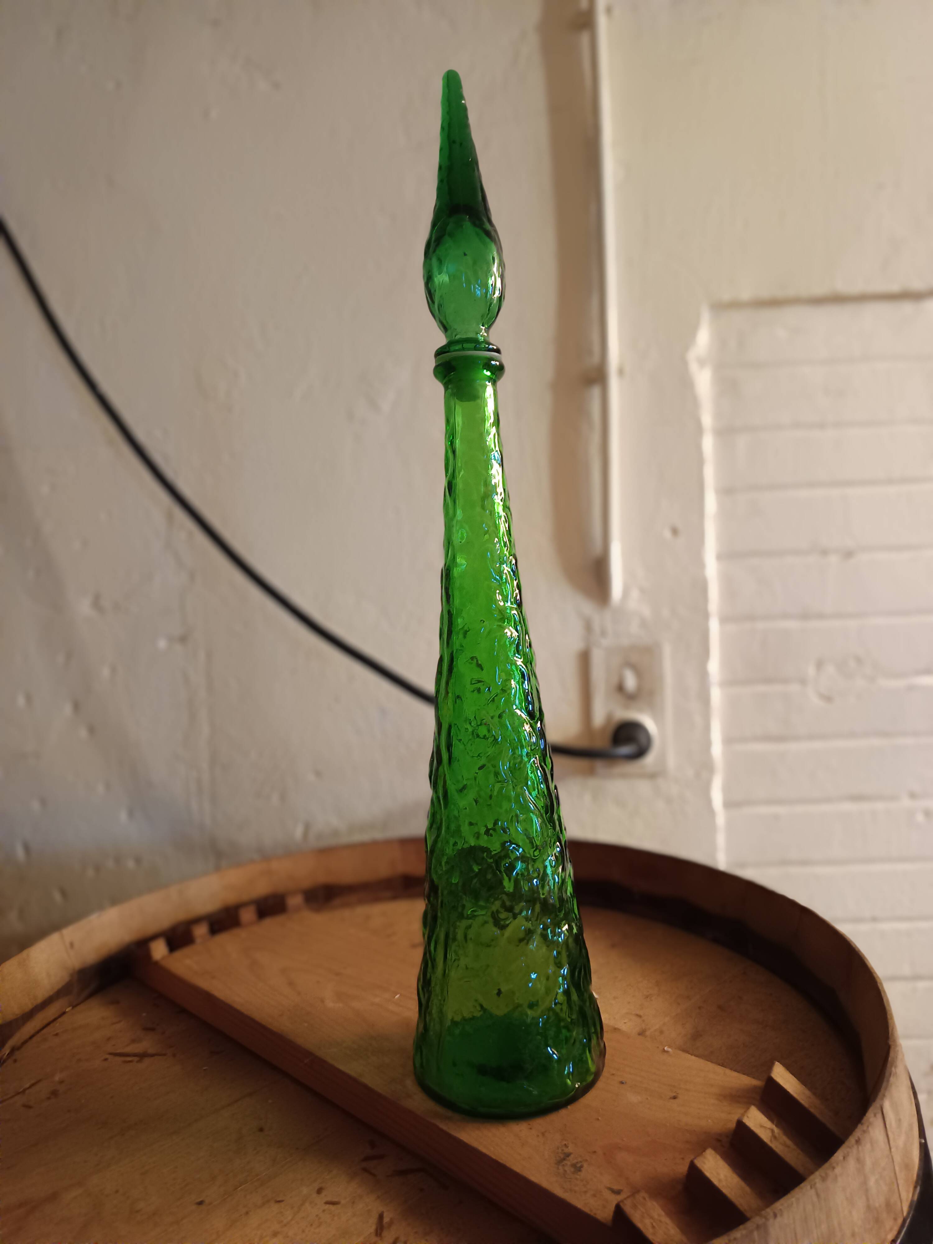 2 carafes from the 60s/70s, height 45cm