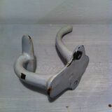 White enamelled cast iron rack