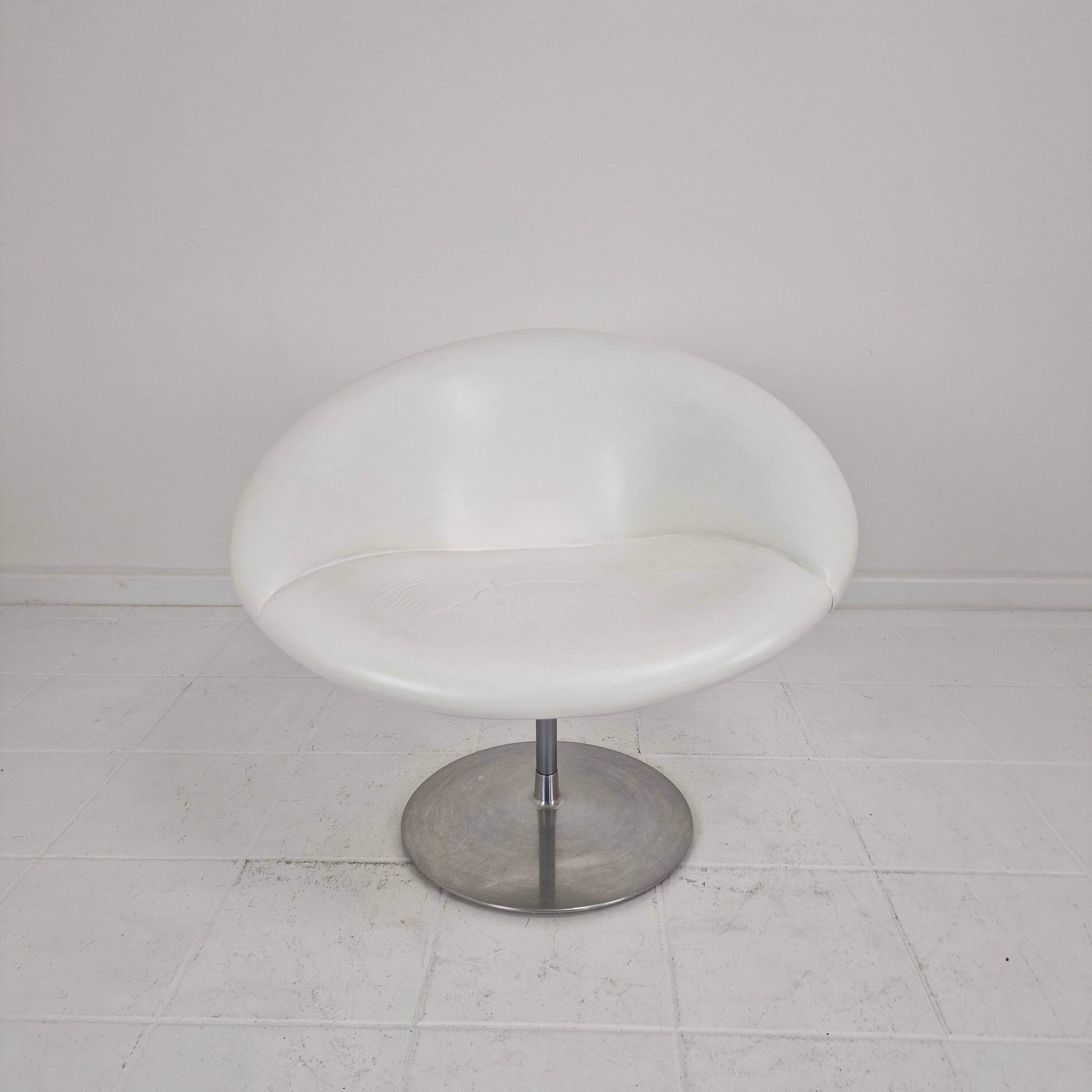 Artifort Little Globe Chair by Pierre Paulin in Leather, 1980's