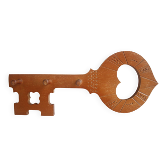 Portemanteau mural en bois, 1960