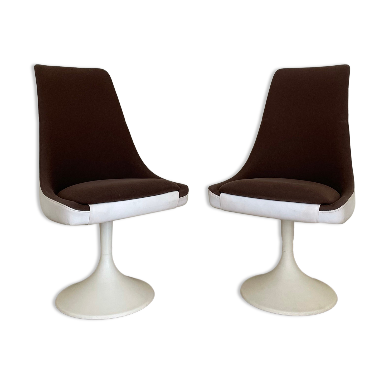 Tulip foot armchairs, 1970