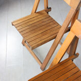 Vintage trieste folding chairs
