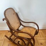 Rocking-chair enfant cannage