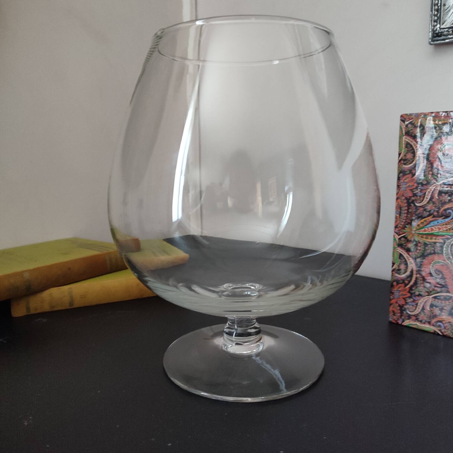 Vase vintage forme verre à cognac