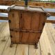 Carved wooden wedding chest