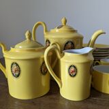 Service ancien à café et thé complet en porcelaine