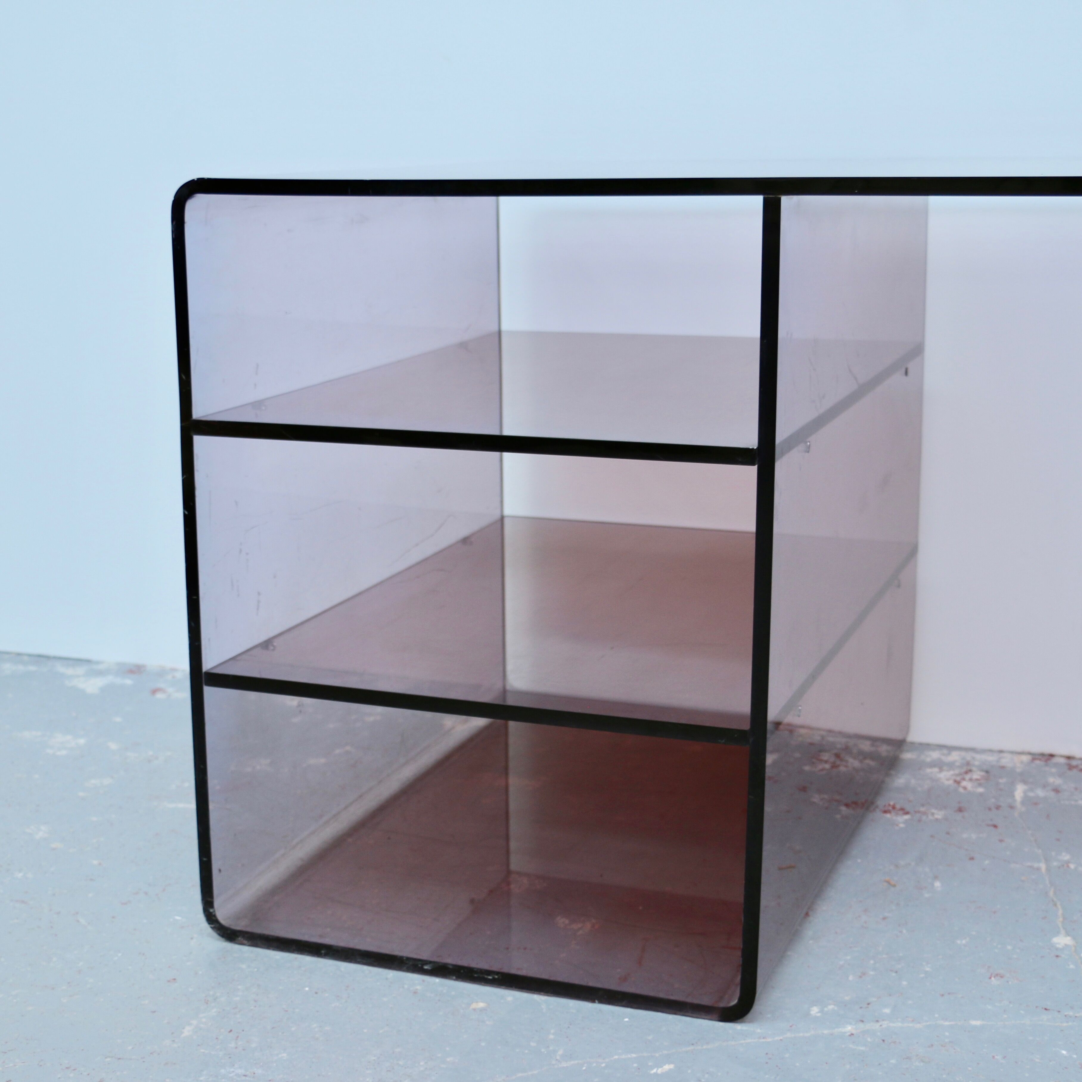 Plexiglass desk