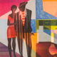 Club Night, Screen Printing on thick Paper, 97 x 81 cm