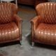 2 aviator armchairs