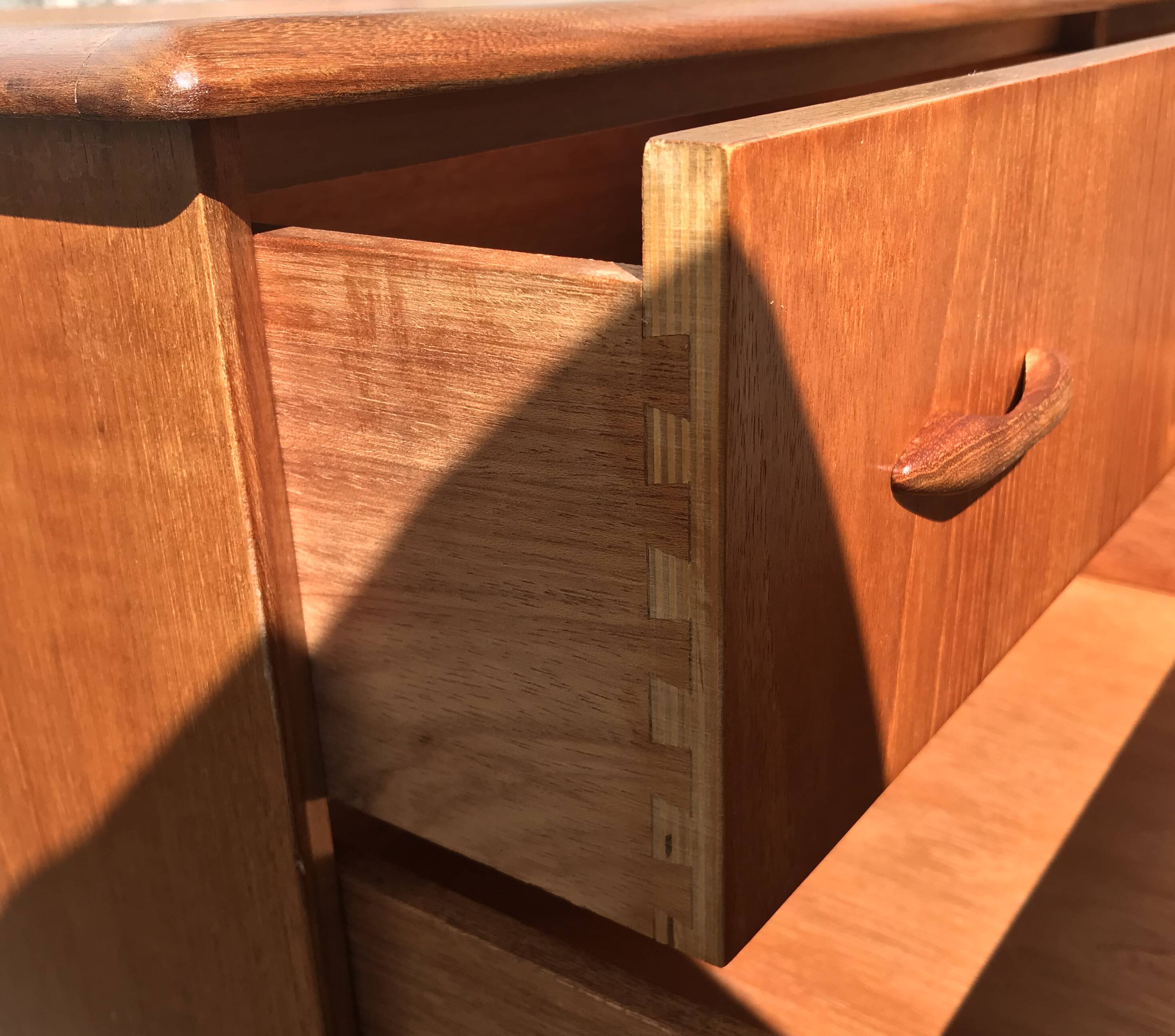 Small English teak sideboard from the 1960s.
