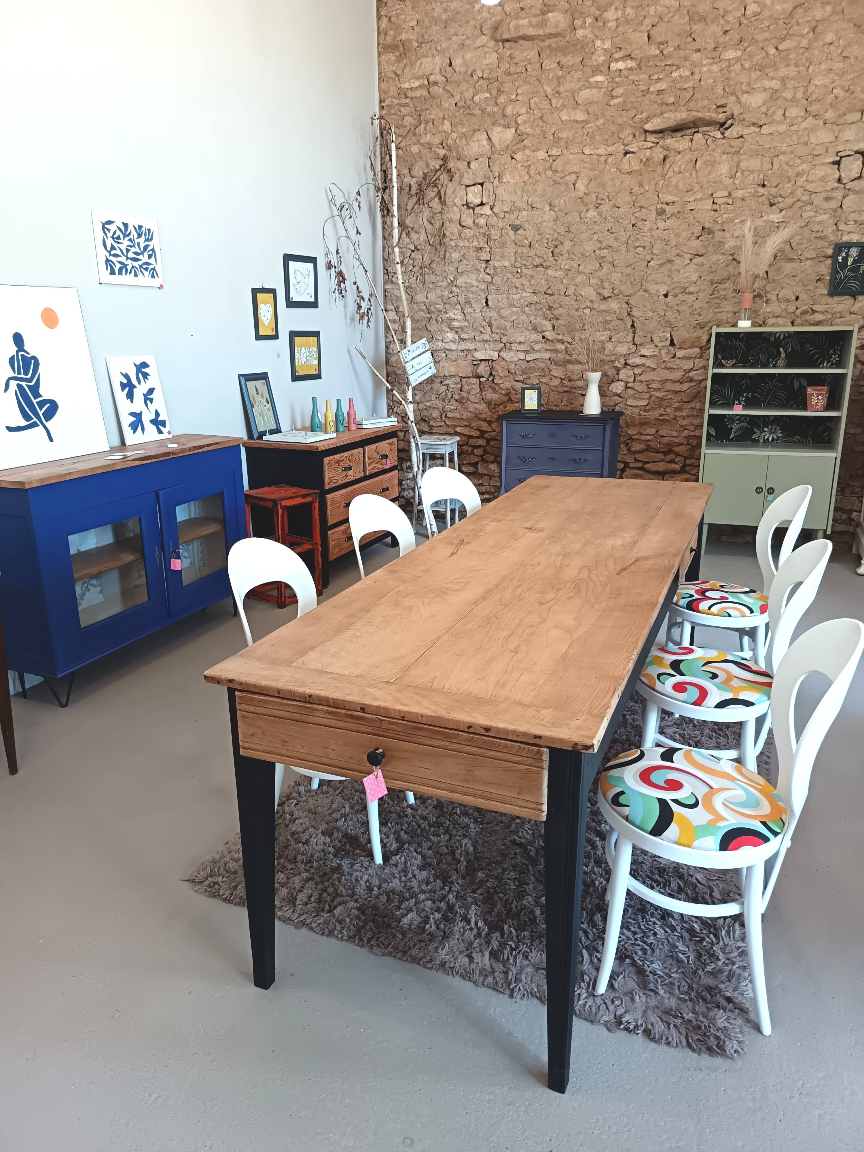 Lot of 6 chairs, 60s BAUMANN model MOUETTE, fully restored.