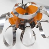 Murano glass globe pendant light, Maazzega edition, Italian design