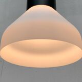 Minimalist bell-shaped pendant lamp in metal and glass, Italian by Sebastian Herkner for Classicon.