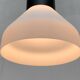 Minimalist bell-shaped pendant lamp in metal and glass, Italian by Sebastian Herkner for Classicon.