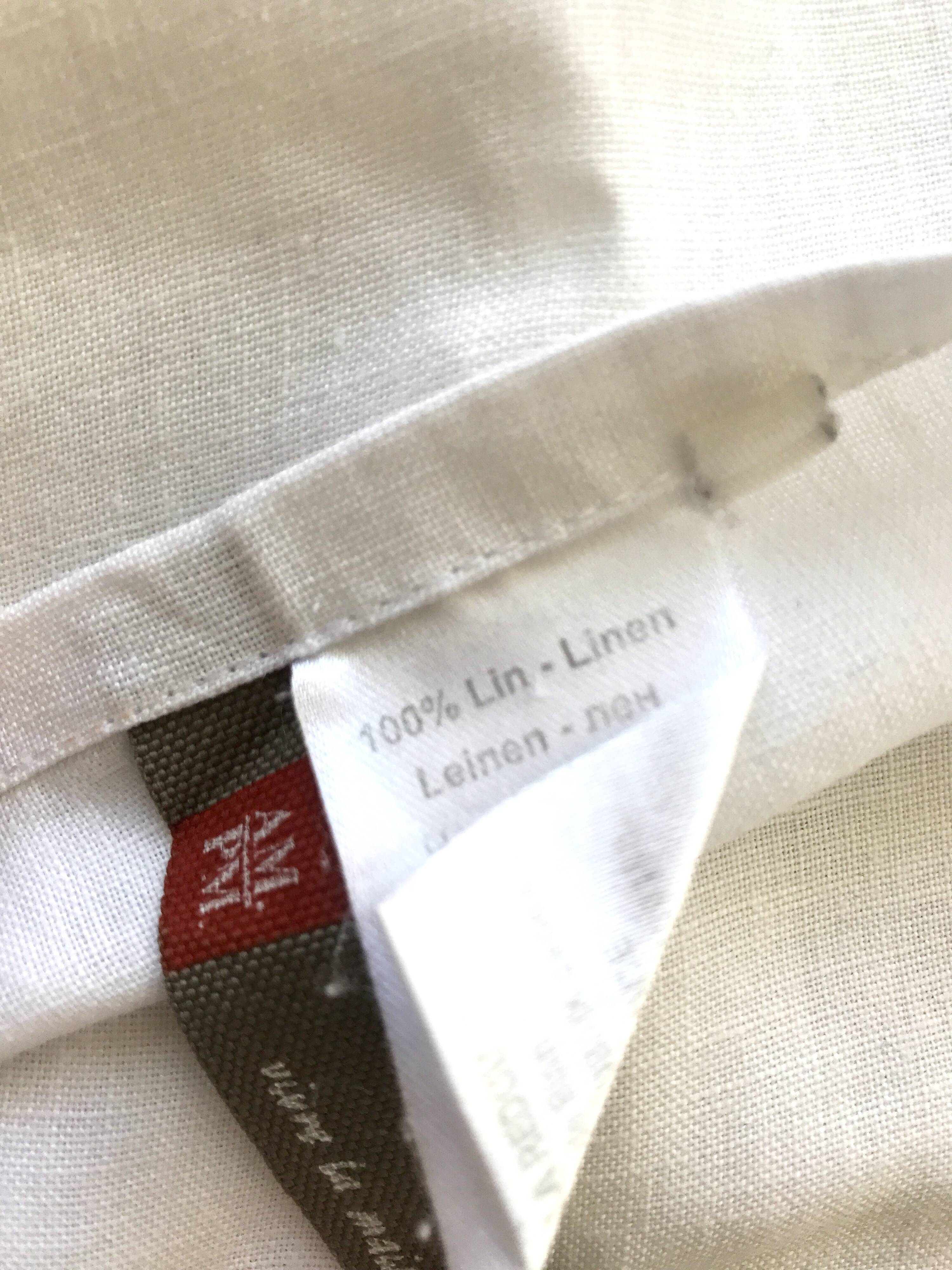 Duo of openwork linen pillowcases