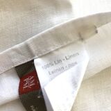 Duo of openwork linen pillowcases