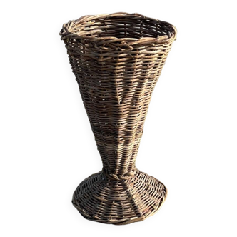 Rattan vase