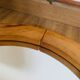 Vintage pine mirror by Glasmäster Markaryd Sweden 1970s
