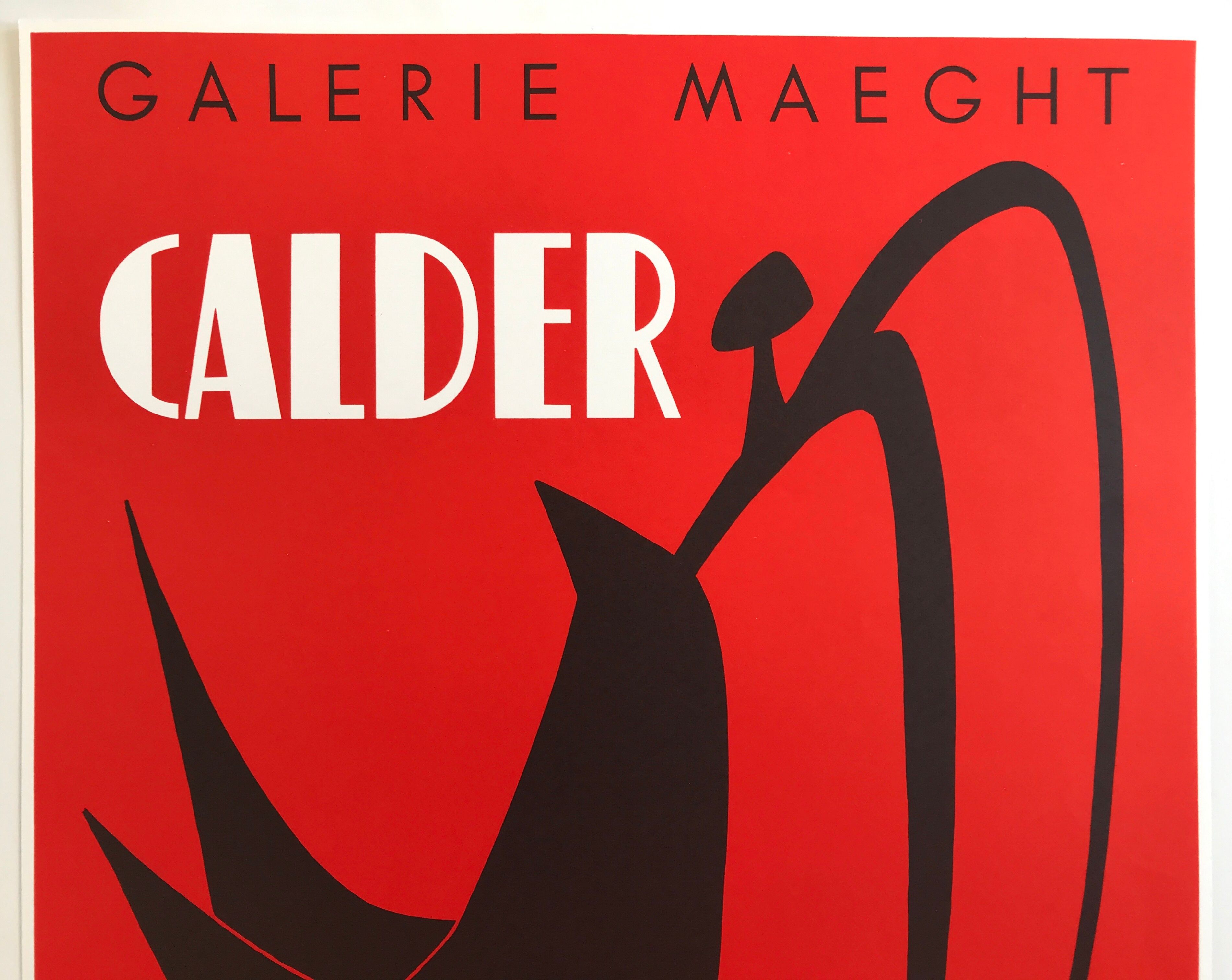 Original lithograph poster by Alexander CALDER, Galerie Maeght, 1959