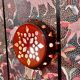 Large ceramic wall light "1950 design".