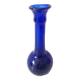 Blue blown glass vase