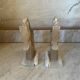 Pair of vintage onyx bookends