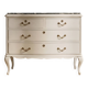Commode vintage courbée avec plateau en marbre - Rénovée
