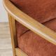 Vintage corduroy armchair