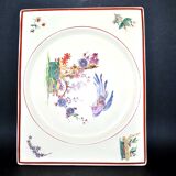 Flat rectangle boch freres for la louviere 1940 bird and bonzaï