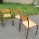 6 chaises vintage Mullca