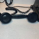 Black bakelite dial phone