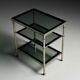 Metal side tables 1960s-70s