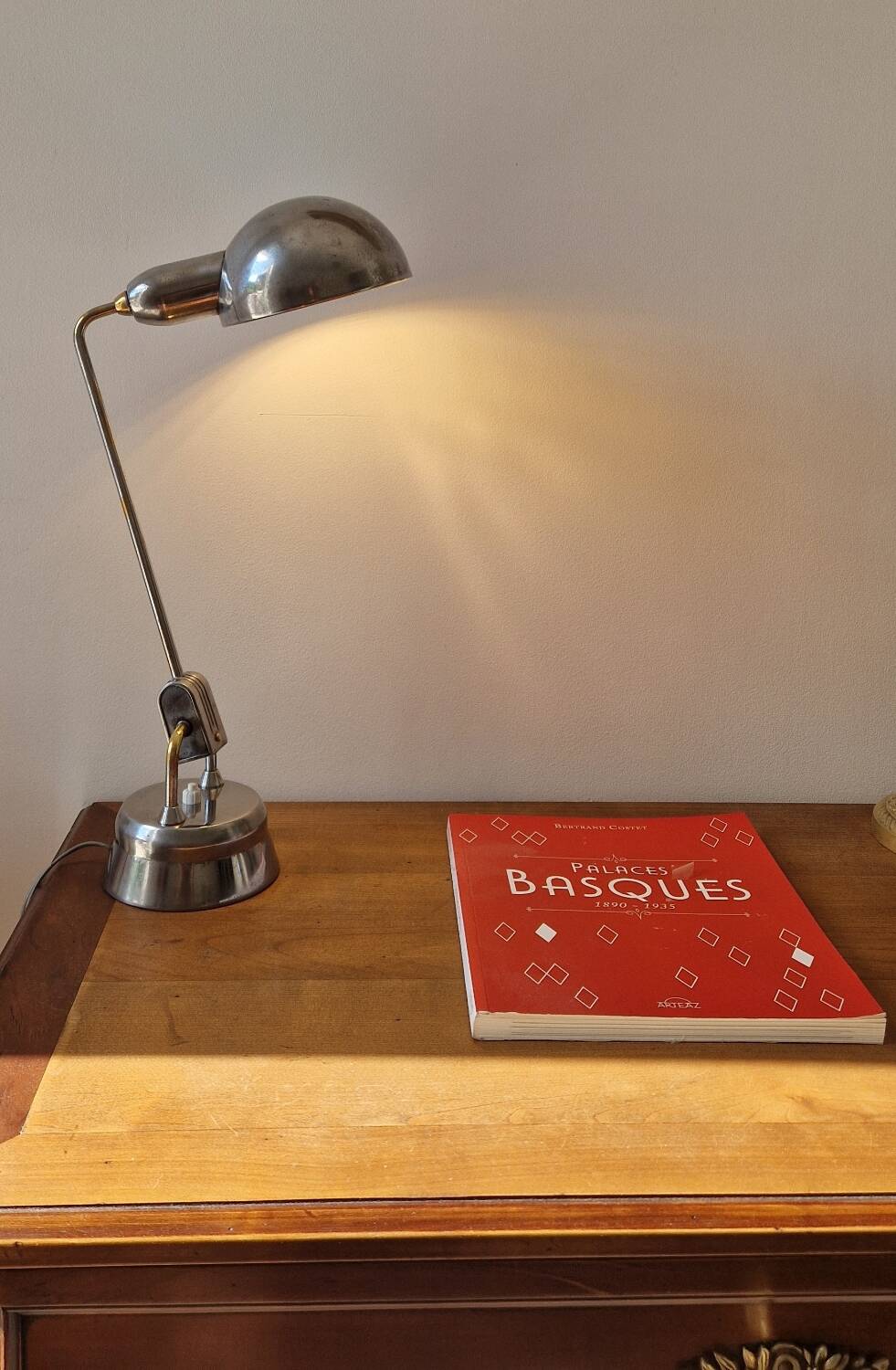 JUMO 600 Lamp - Vintage Chrome - 1940s