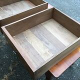 Louis Philippe style farmhouse table in solid cherrywood